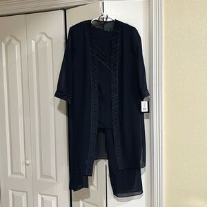 3 pc pant set Navy size 8